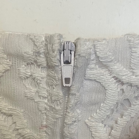 CITY STUDIO | Lace Fit & Flare Sleeveless Dress | White | Size: 9 Juniors - Picture 8 of 8